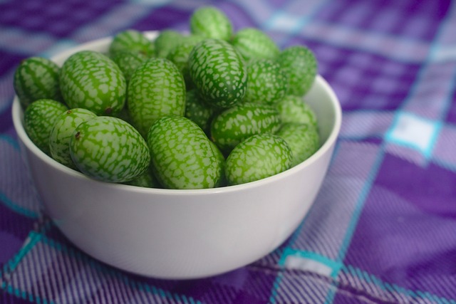 Agua fresca de cucamelón y limón 