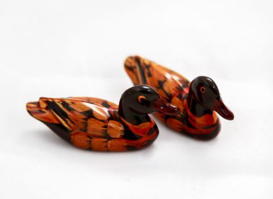 Pato mandarin - Ceramica