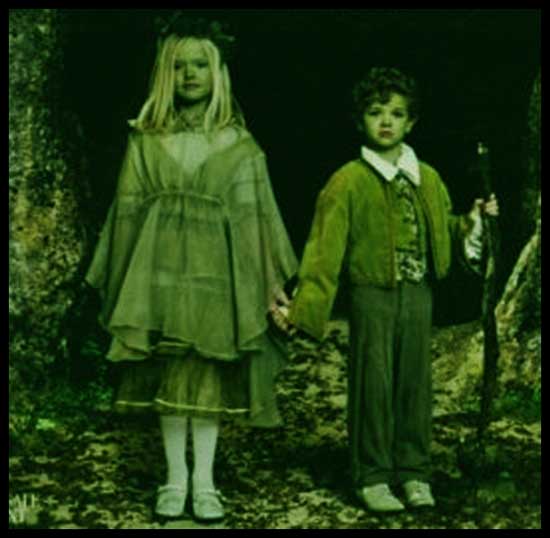 niños verdes woolpit paranormal