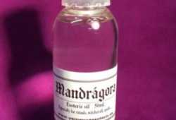 Aceite esotérico de mandrágora con raíz, 50 ml