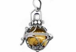 Amuleto Llamador de ángel plata ley 925m 