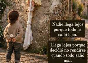 La vida es una auténtica conquista