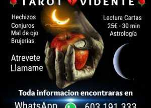 TAROT LECTURA CARTAS PRESENCIAL ONLINE