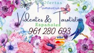 Videntes españoles tarot tarjeta promoción primavera 2023 tarot AMOR 